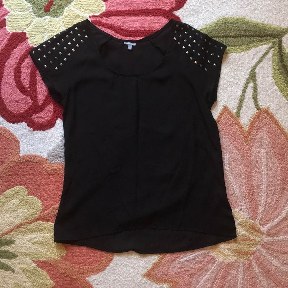 Charlotte Russe sheer shirt sleeved shirt